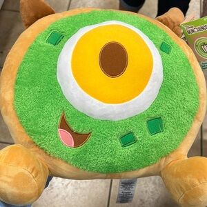 Disney Munchlings breakfast avocado bagel mike Wazowski pillow plush NWT